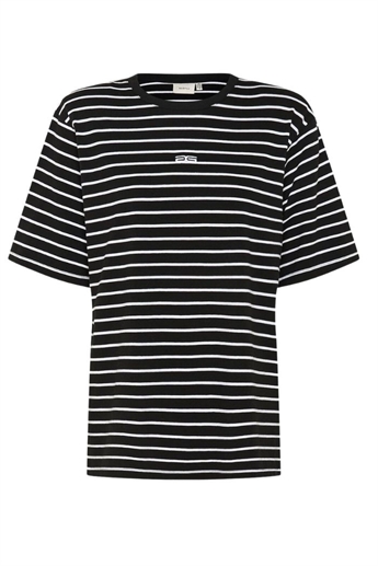 Gestuz, Samurilly striped tee, Black/white stripe